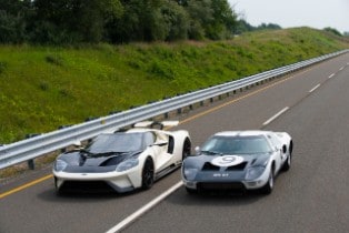Preproduction 2022 Ford GT Heritage Edition
